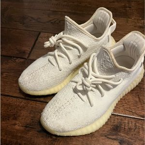 Off white Yeezy gym shoes